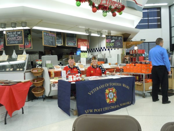 VFW Post 1581 had a table set up for Veterans.